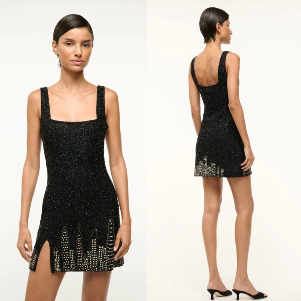 NWT Staud Le Sable Dress NYC Skyline Size Large